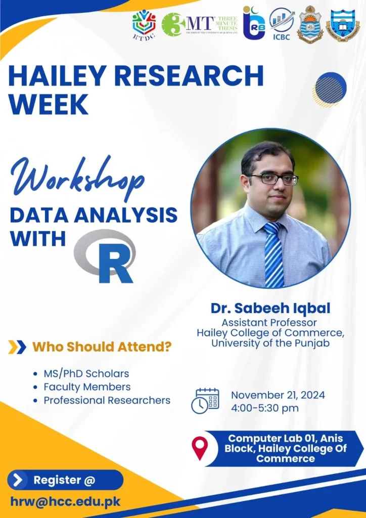 Hailey College Of Commerce Research Week