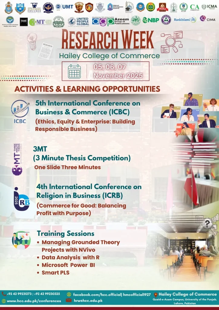 Hailey College Of Commerce Research Week 2025